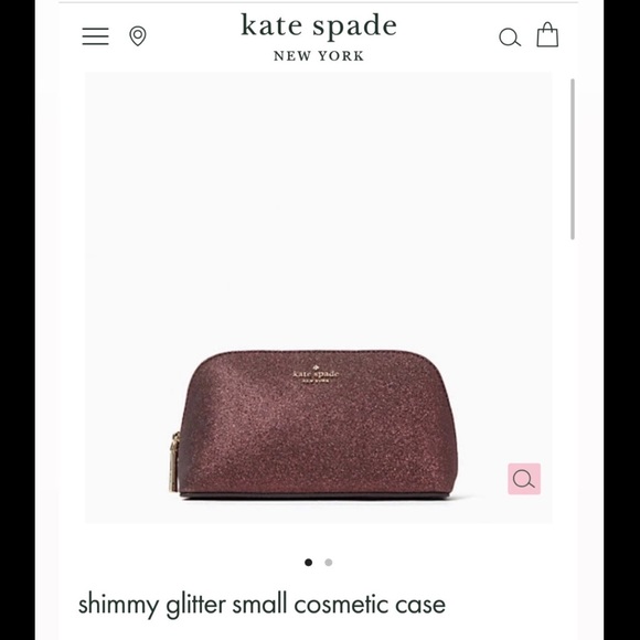 Kate Spade Glitter Make Up Bag - Picture 5 of 7